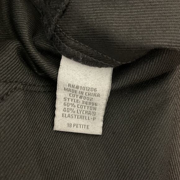 Soft Surroundings Women’s Black Denim Jeans 18P - Picture 4 of 5